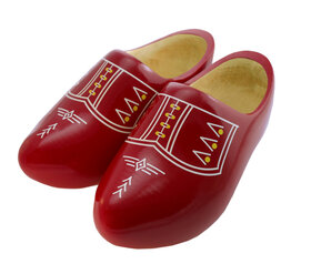 Rondneus rood, witte bies - 12 cm
