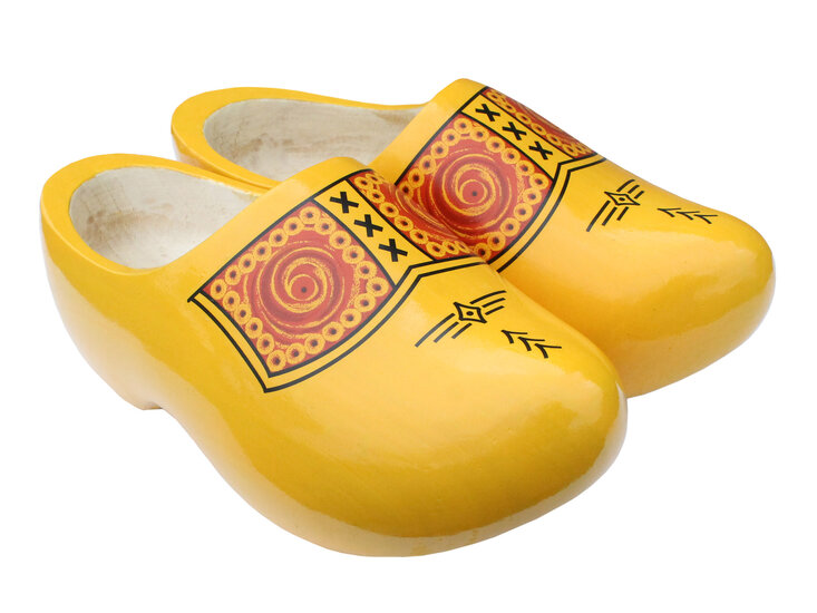 Rondneus geel - bruine bies - 14 cm