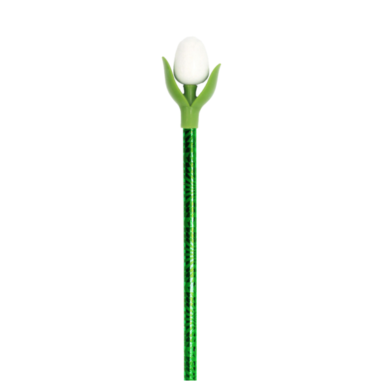 Mini-tulip pencil 20 cm -  wit