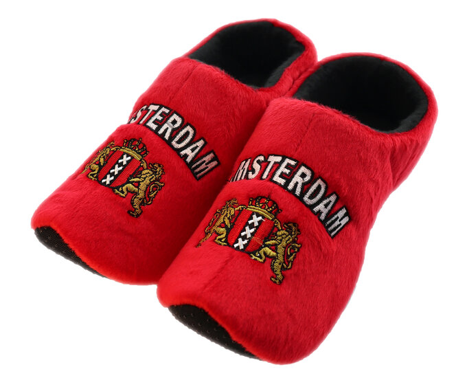 Pantoffeln 39-41 - rot Amsterdam