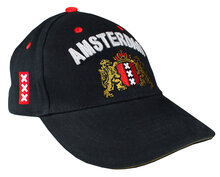 CAP met logo Amsterdam - zwart - 58 cm