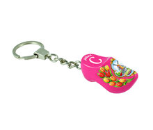 Sleutelhanger 1 klompje - 4 cm - alfabet C