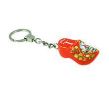 Sleutelhanger 1 klompje - 4 cm - alfabet T