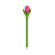 Mini-tulp balpen - roze - 18 cm