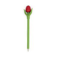 Mini-tulp balpen - rood - 18 cm
