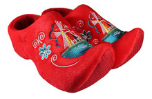Klomppantoffles 16-19 - rood  - molen