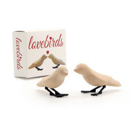 Vogel - 10 cm - geschuurd - Love Birds