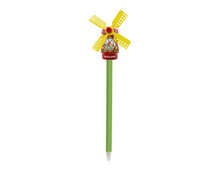 Kleine molen + balpen  - 18 cm - rood
