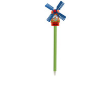 Kleine molen + balpen  - 18 cm - oranje