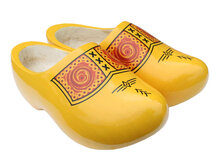 Rondneus geel - bruine bies - 14 cm