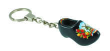 Porte-cl&eacute;s 1 sabot - 4 cm - noir - moulin 5