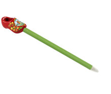 Klompje + balpen - 4 cm - rood - molen 5