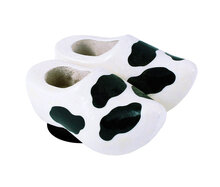 Magnet 2 shoes - 4 cm - wei&szlig; - Kuh