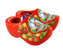 Souvenirpaartjes - 8 cm - oranje - molen 5