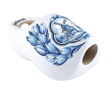 Zakdoekklompje - 8 cm - Delfts blauw - molen 5