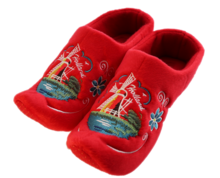 Klomppantoffles 39-41 - rood  - molen