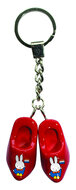 Sleutelhanger 2 klompjes - 4 cm - rood - Nijntje