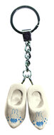 Sleutelhanger 2 klompjes - 4 cm - Delfts blauw - Nijntje